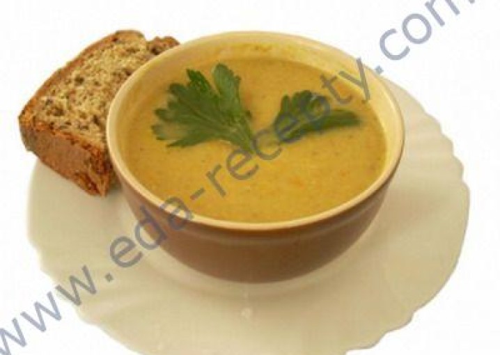 Рецепт - суп из баранины с чечевицей