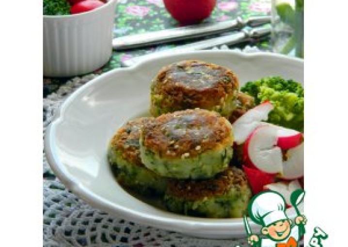 Рецепт - шарики из брокколи и картофеля (постные)