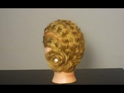 Ажурное плетение кос в прическе Ажурное плетение кос в прическе
