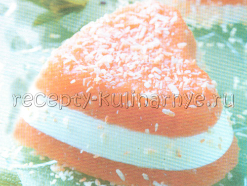 Десерт творожно-абрикосовый
