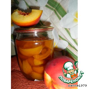 Рецепт - персиковое варенье с коньяком
