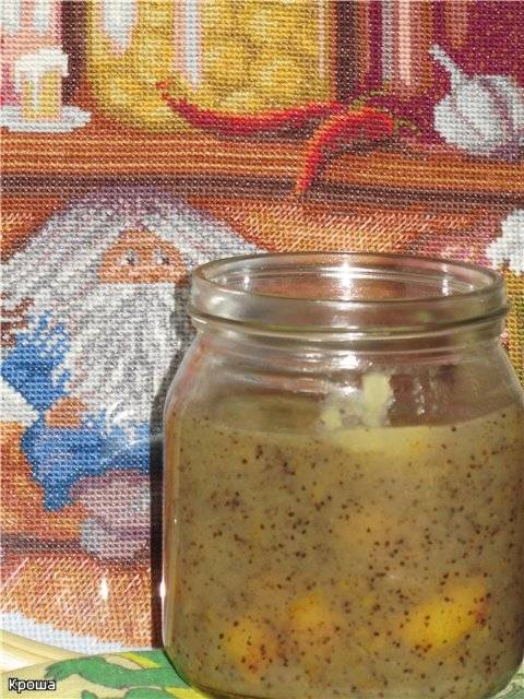 Рецепт - варенье из груш с маком