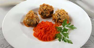 Рецепт - Блюда из мяса и субпродуктов : Ежики сибирские