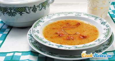 Рецепт - Супы разные : Гороховый суп с беконом