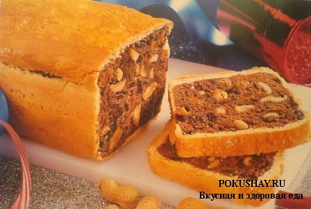 Рецепт - американский фруктовый хлеб с арахисом