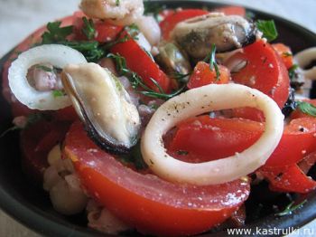 Рецепт - салат из помидоров с кукурузой Ашхабад