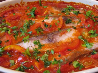 Рыба острая по – мароккански (тунец)