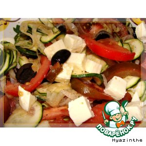 Цуккини-салат с оливками