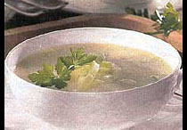 Рецепт - суп из лука с плавленым сыром