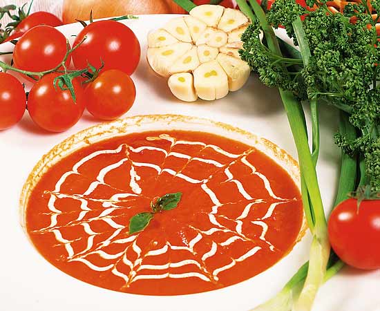 Рецепт - супа из помидоров