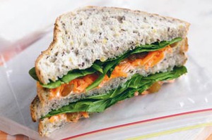 Рецепт - сэндвича с морковью и сыром