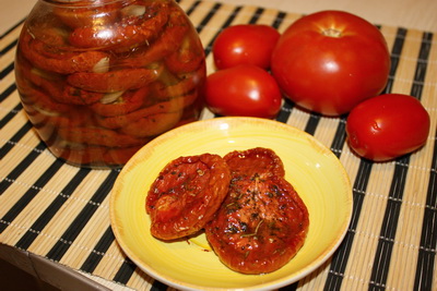Рецепт - вяленые томаты в духовке