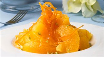 Апельсиновый салат муссумби-халва
