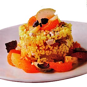 Салат рисовый пикантный