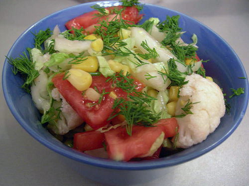 Салат с цветной капустой (2)