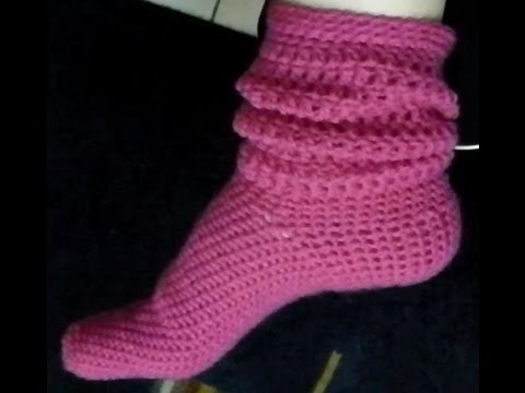 как вязать носки - инструкция вязание крючком