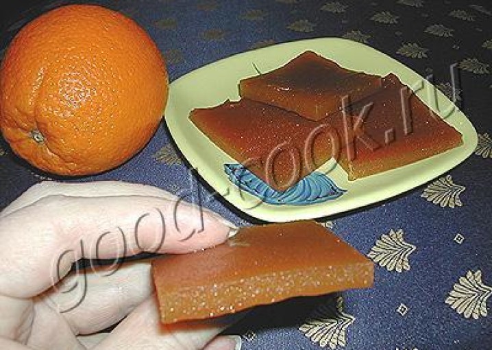 Рецепт - яблочно-апельсиновый мармелад