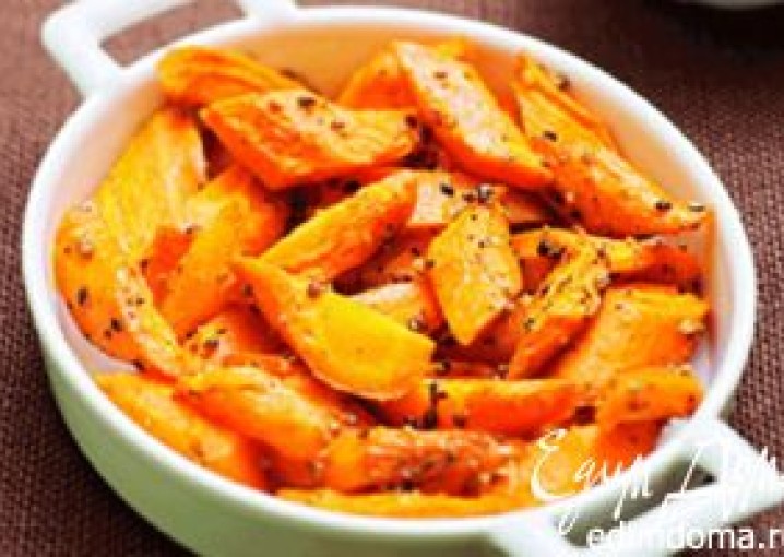 Рецепт - морковь, запеченная с кориандром