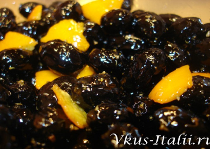 Рецепт - оливки в масле