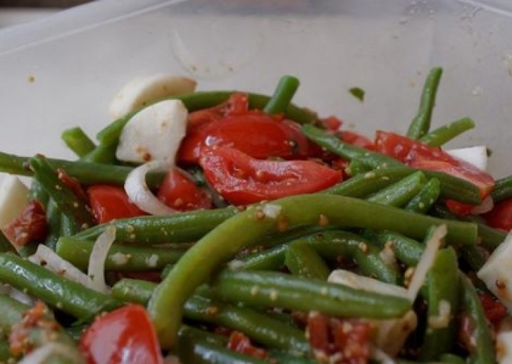 Рецепт - салат из зеленых бобов