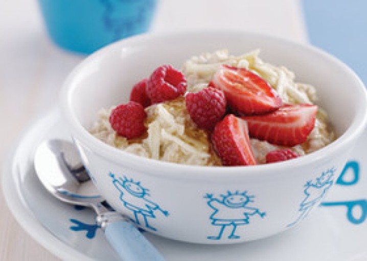 Рецепт - мюсли с йогуртом и ягодами