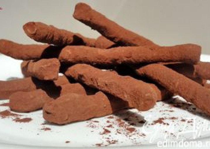 Рецепт - шоколадные палочки с имбирем и сычуаньским перцем для Вениамина