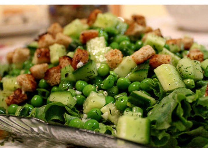 Зелeный капустный салат