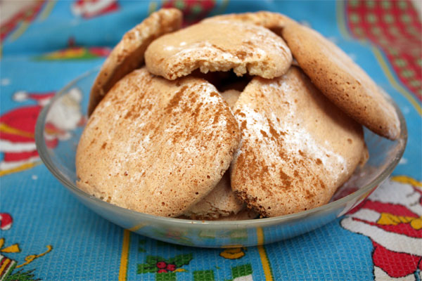 Рецепт - миндальное печенье с рисовой мукой