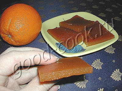 Рецепт - яблочно-апельсиновый мармелад