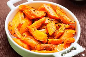 Рецепт - морковь, запеченная с кориандром