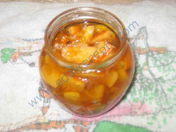 Рецепт - компот из яблок, апельсинов и лимонов