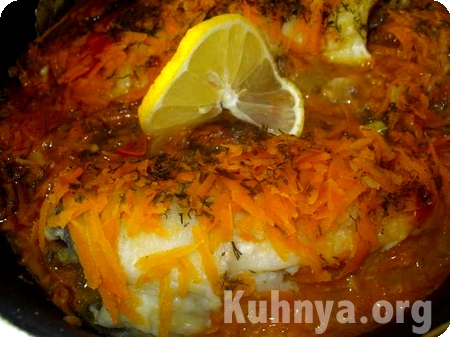 Рецепт - красная рыба под лимонным маринадом