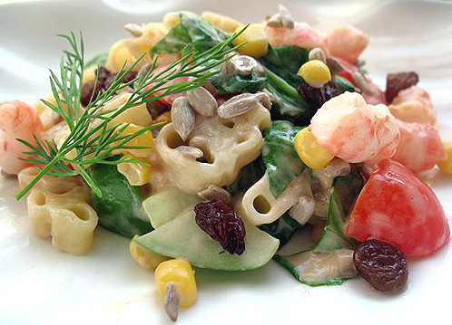 Рецепт - салат из морепродуктов с сельдереем